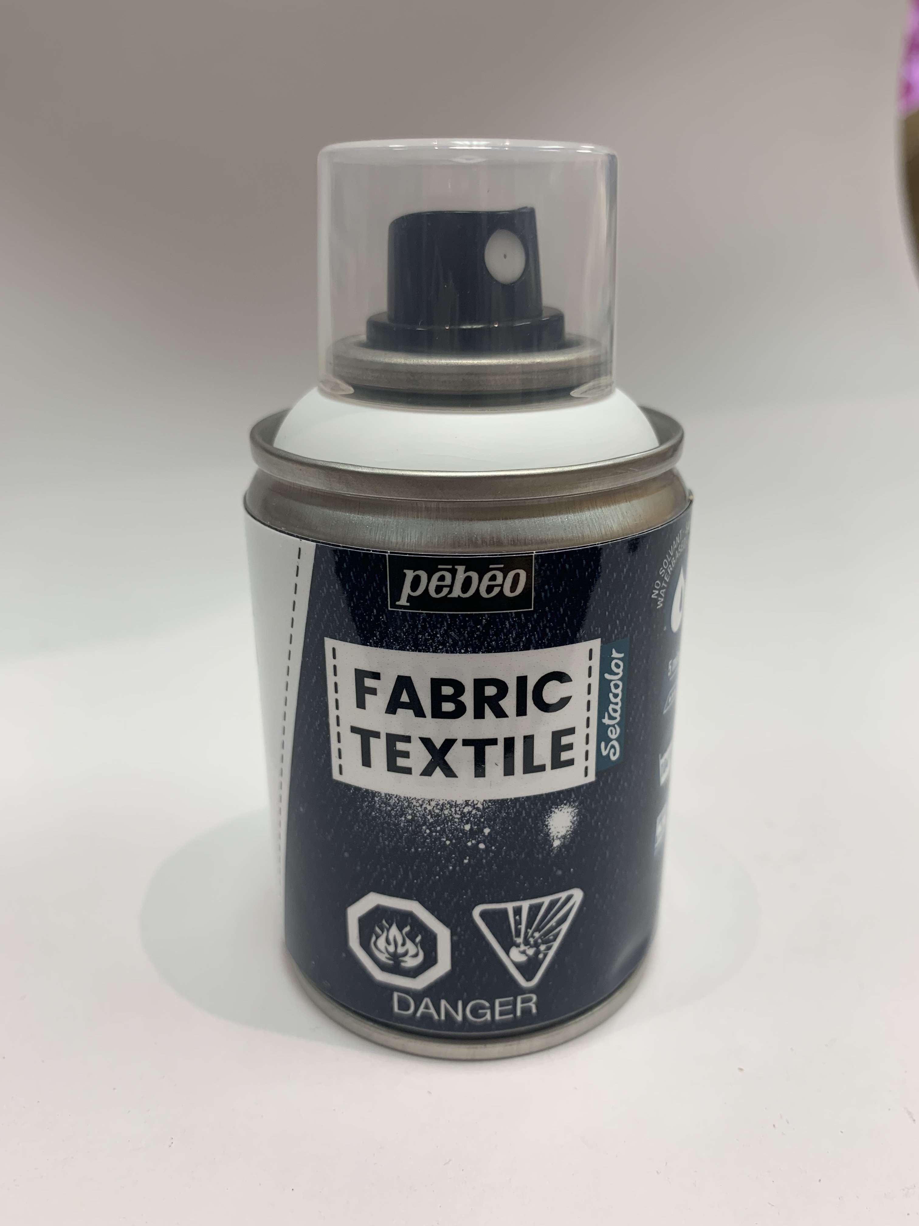 Pebeo 7A Spray Fabric Paint - White 401 