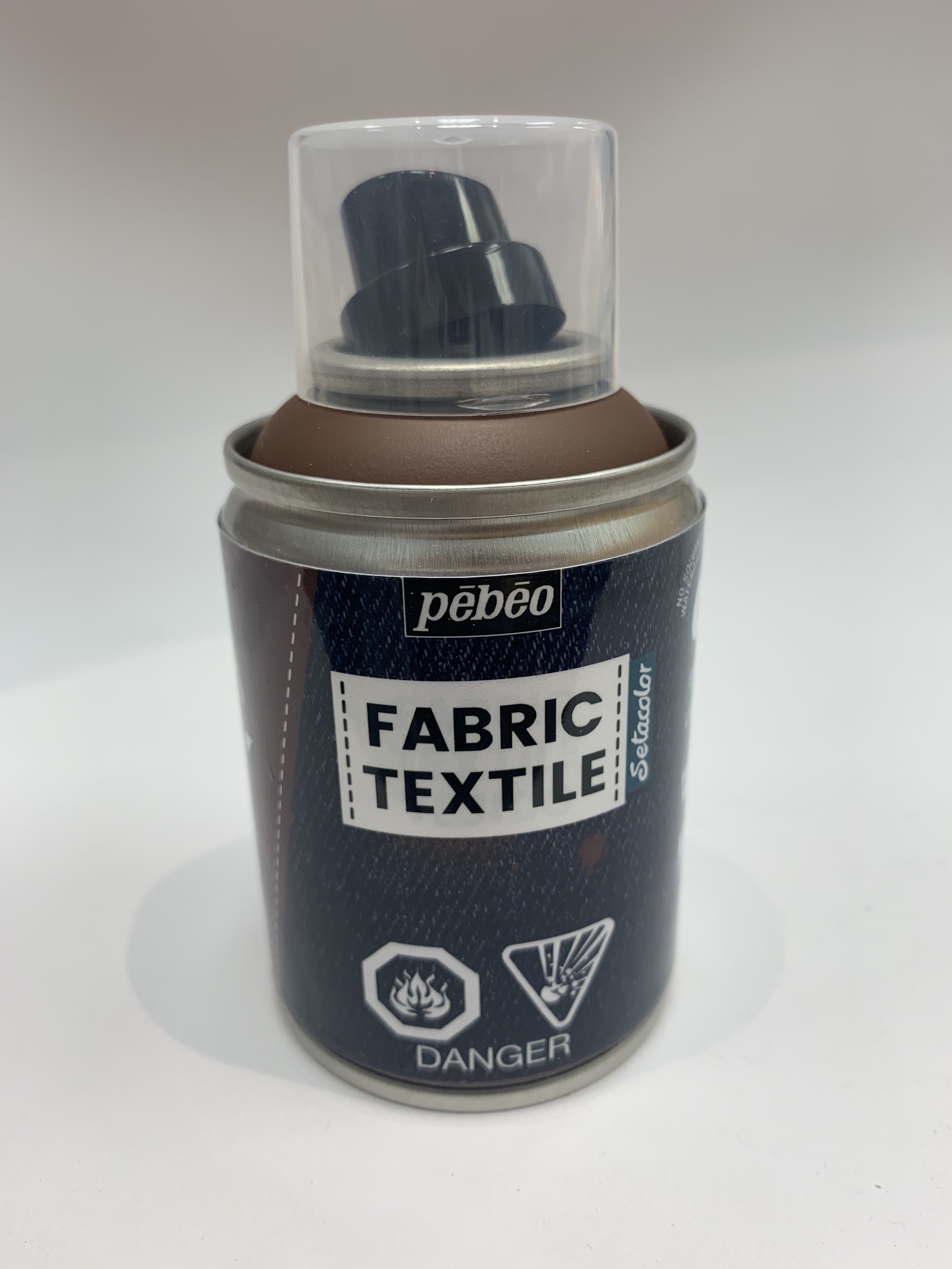 Pebeo 7A Spray Fabric Paint - Black 412