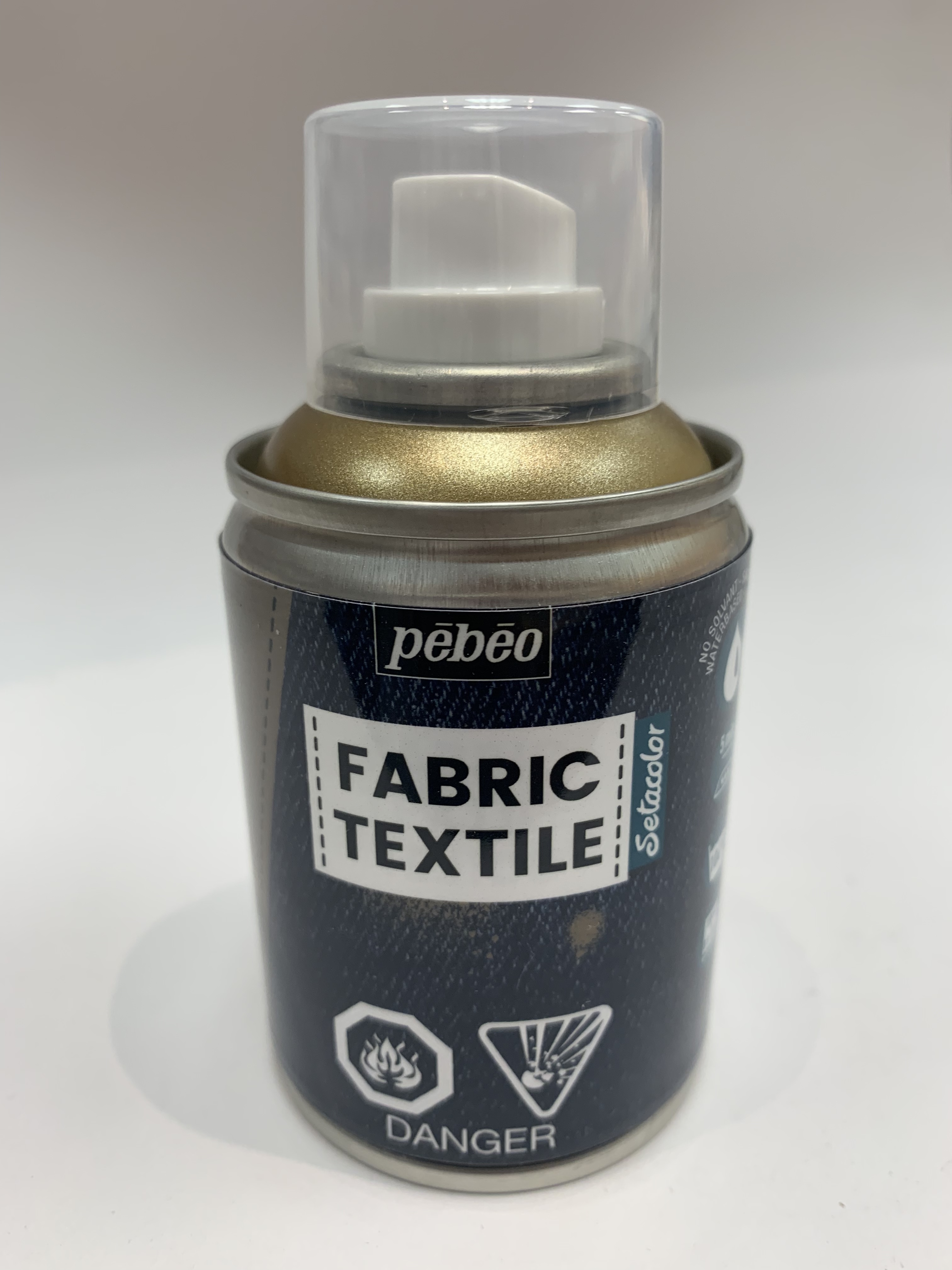 Pebeo 7A Spray Fabric Paint - Gold 431