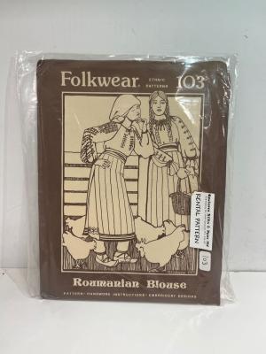 Folkwear 103 Roumanian Blouse